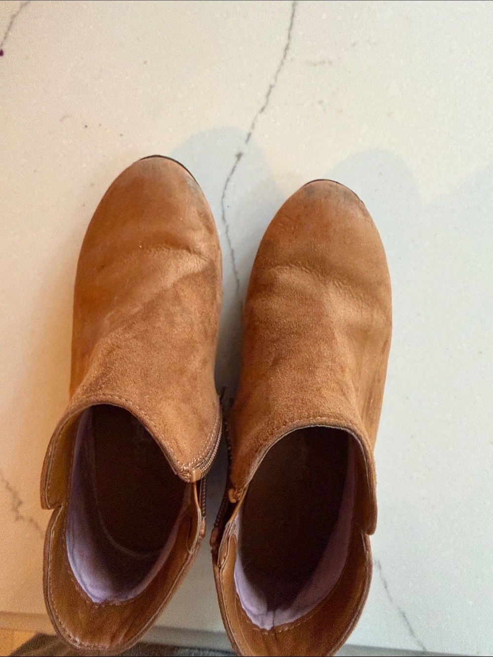 Cat & Jack Kids Tan Suede Booties